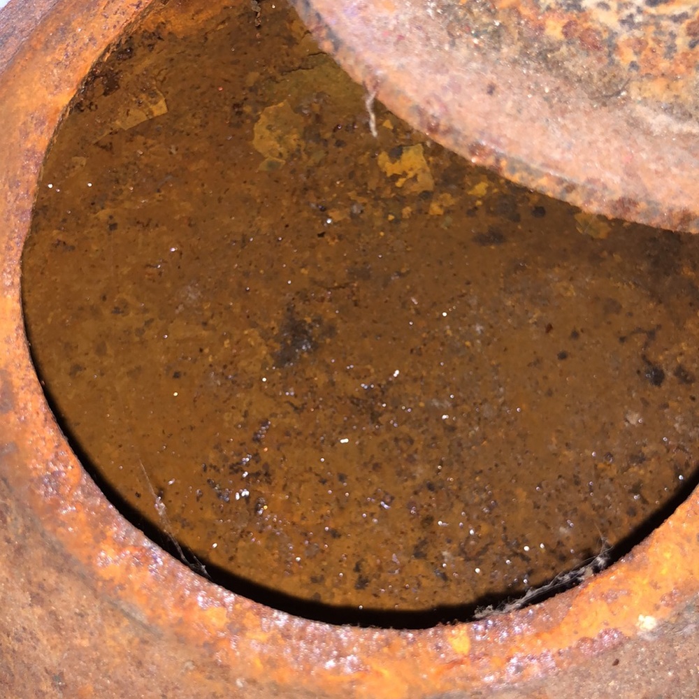 Vintage Cast Iron Tea Kettle Pot Swivel Lid Wire Handle - Picture 2 of 2